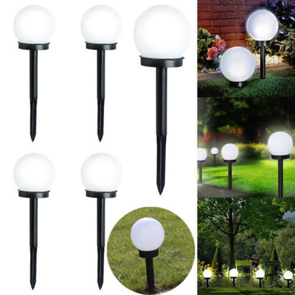 Garden Light Waterproof LED Solar Power Lamp Landscape Outdoor Garden Lawn Lamps Decorative Lawn Yard Waterproof Spot Bulbs 2pcs